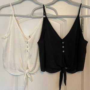 Free people crop tanks - *set of 2*